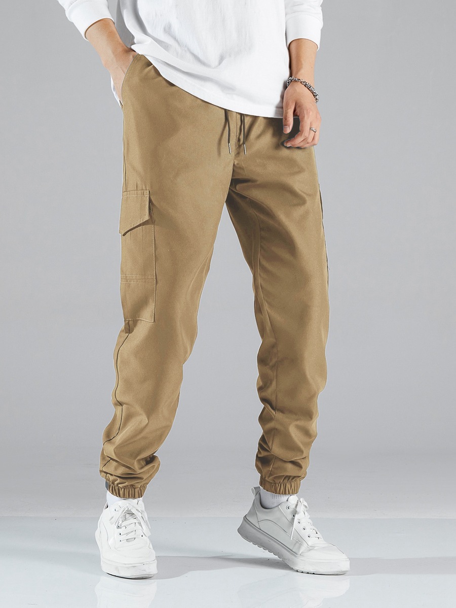 New workwear pants, high street casual multi pocket leggings, men's_voghion.com