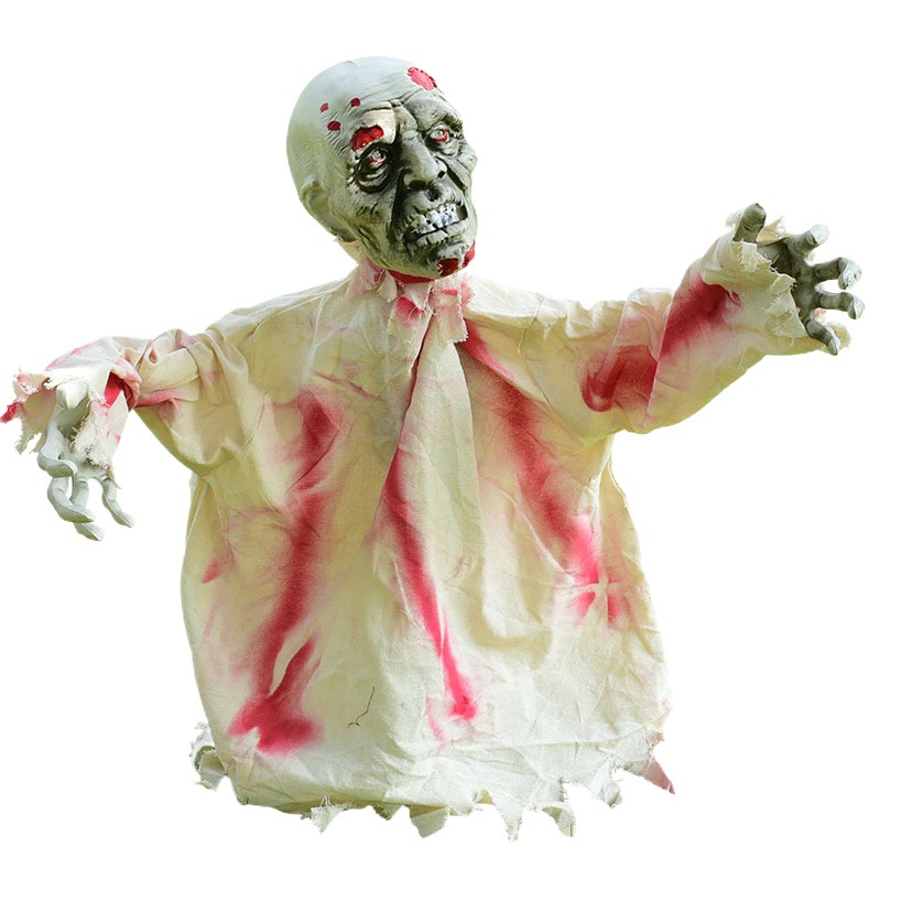 Horror de Halloween decoración enchufe de tierra gran swing fantasma Amazon nuevo popular control de voz Decoración Accesorios de miedo