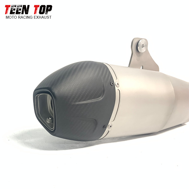 Suitable for Honda CRF250R stainless steel exhaust, CRF250RX titanium alloy motorcycle exhaust, semi-carbon mid-tail 25+
