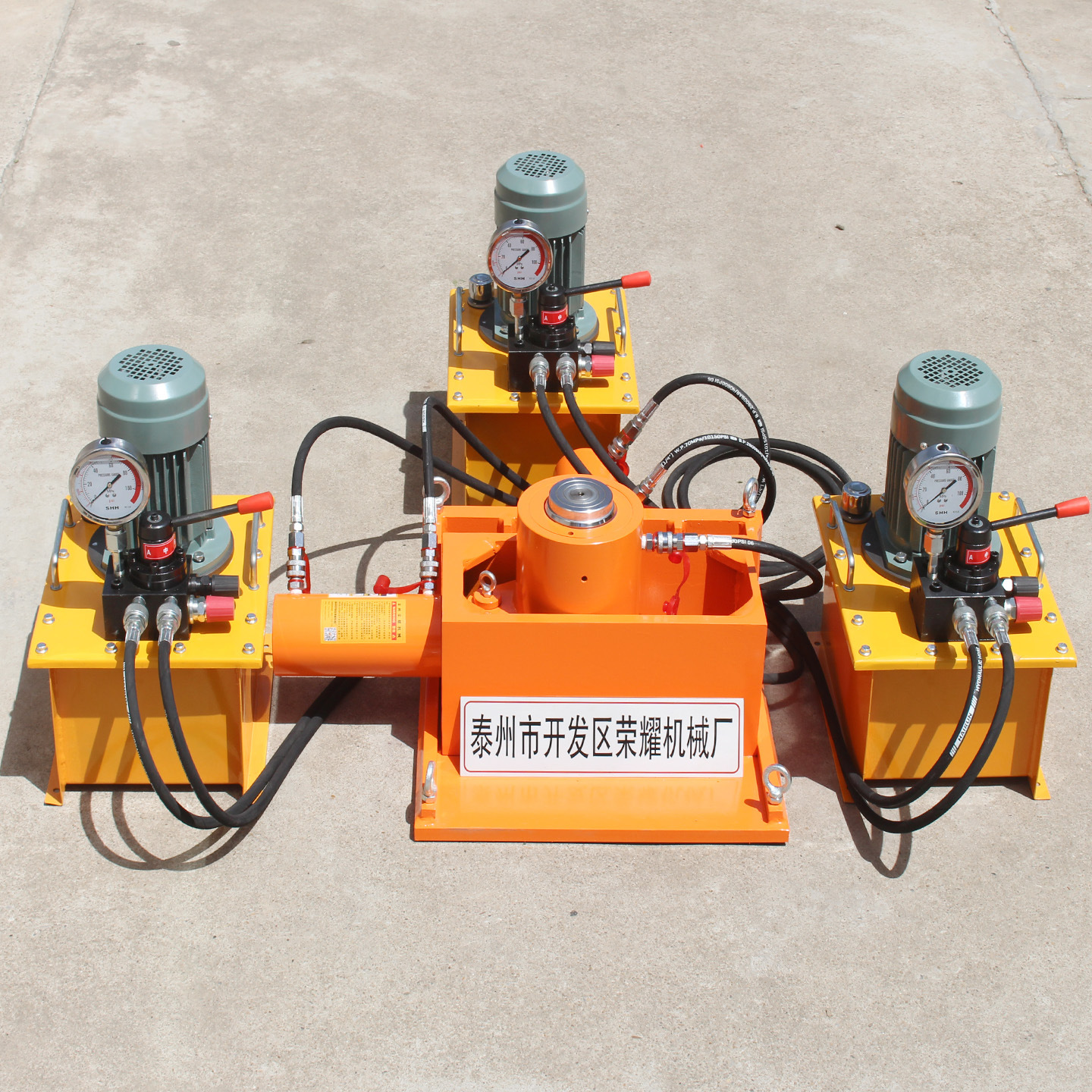 步履式智能顶推系统桥梁推移机PLC电动同步顶升三维液压千斤顶