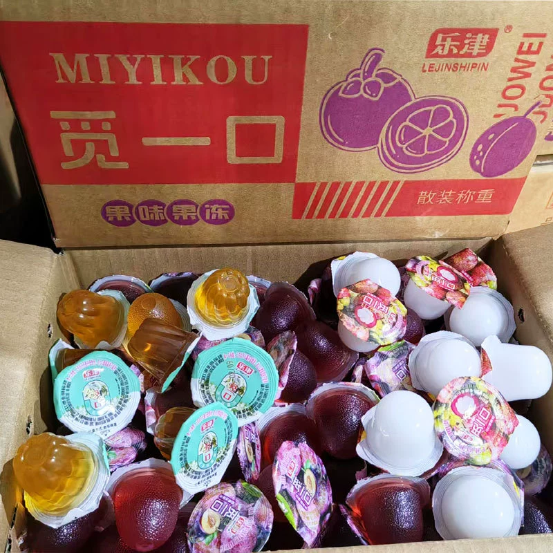 Производитель молочно-кислых бактерий fruity jelly целая коробка оптом Интернет-знаменитость повседневная закуска прилавок 10 юаней 3 фунта лейджин jelly
