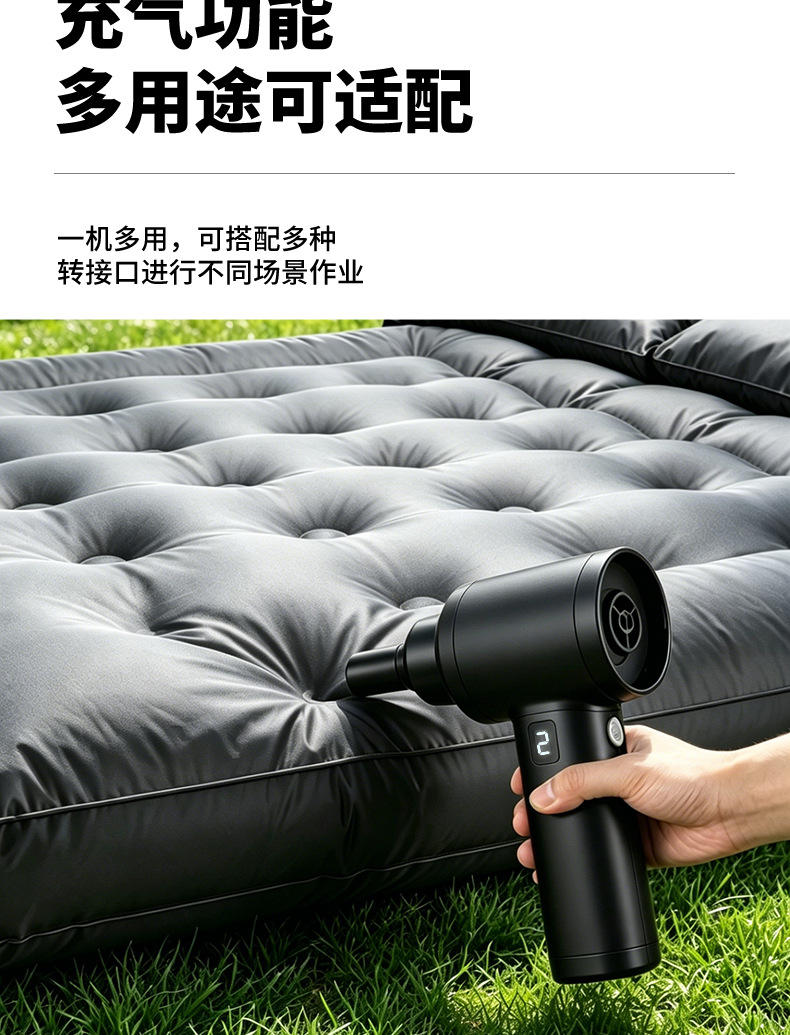 Car Vacuum Cleaner with Super Powerful Suction, Wireless Handheld, Small and Portable, Designed for Cars, with Suction and Blowing Functions
