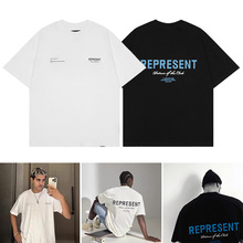 REPRESENT基础款伦敦限定小众潮牌美式夏季宽松情侣短袖T恤男ins