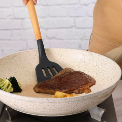 Cross-border silicone spatula and soup spoon 12-piece set non-stick pan silicone spatula household food-grade silicone kitchenware set wholesale