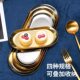 Stainless Steel Oval Plate ins Western Restaurant Extra Large Dessert Pastry Plate Decorative Golden Tray Korean Cuisine Plate