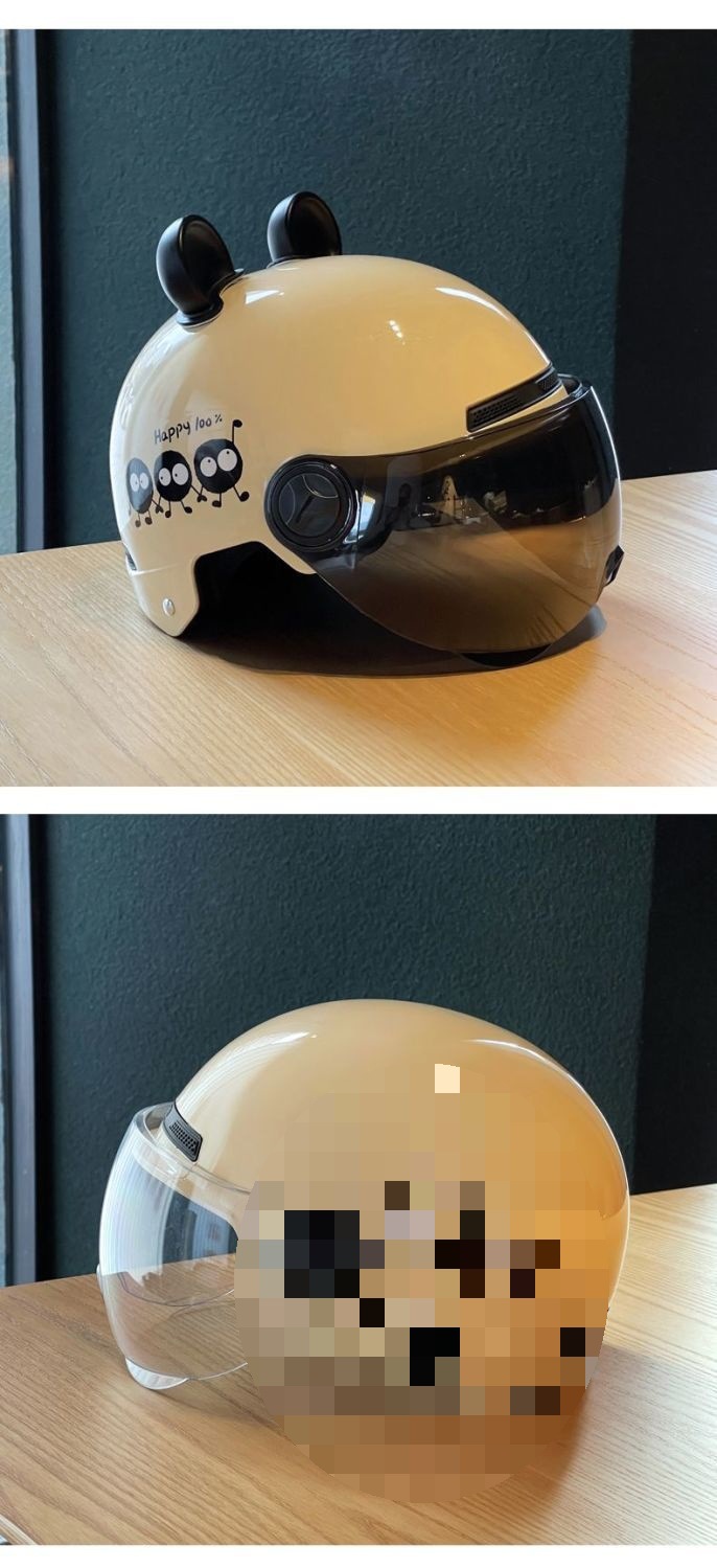 3C Certified Electric Motorcycle Helmet Sunscreen Half Helmet