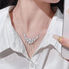 花团锦簇项链流苏梅花繁花似锦锁骨炼生日礼物送女友2025年新款