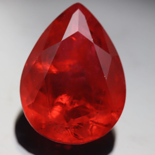 5X7-13X18Mm Imitation Natural Pear-Shaped Gemstone Ruby Color Loose Stone Synthetic Colored Gemstone DIY Accessories Crystal Red