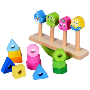 Фруктовая игрушка, познавательный деревянный конструктор