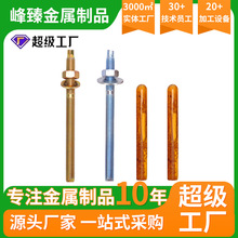 厂家化学锚栓镀锌国标化学螺栓膨胀螺丝栓光伏定型化学螺丝药剂