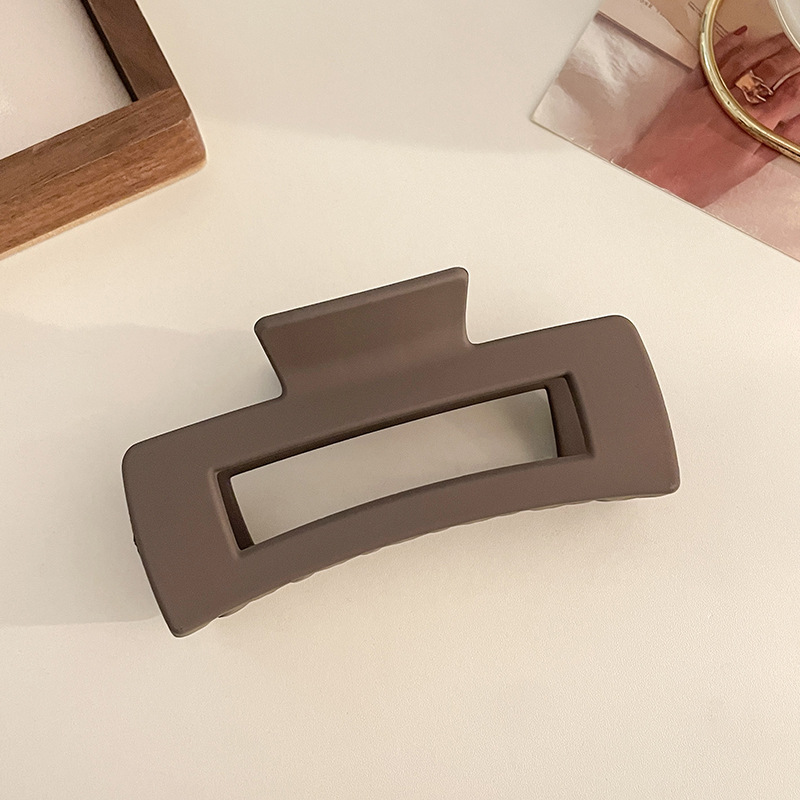 Clip de tiburón grande, clip de agarre para el cabello de placa de sensación de alta calidad, horquilla de temperamento, nuevo estilo, horquilla de gran volumen, tocado de primavera y verano, mujer