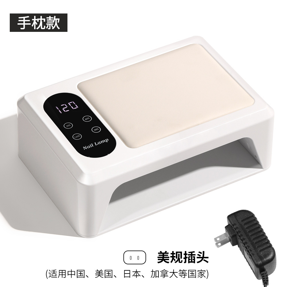 Lámpara de terapia de uñas multifuncional 96 lámpara gran espacio de máquina de terapia de uñas de goma de manivela