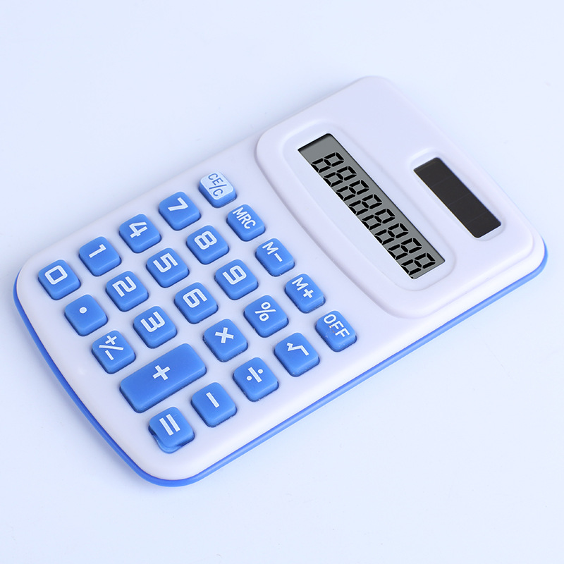 Tamaño pequeño mini calculadora para estudiantes de la escuela primaria dibujos animados lindo color caramelo fresco creativo ordenador portátil