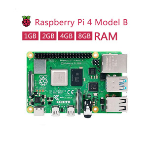 Однокристальный компьютер Raspberry Pi 4 Model B (RaspberryPi) — RAM 1/2/4/8 GB, питание USB-C, HDMI
