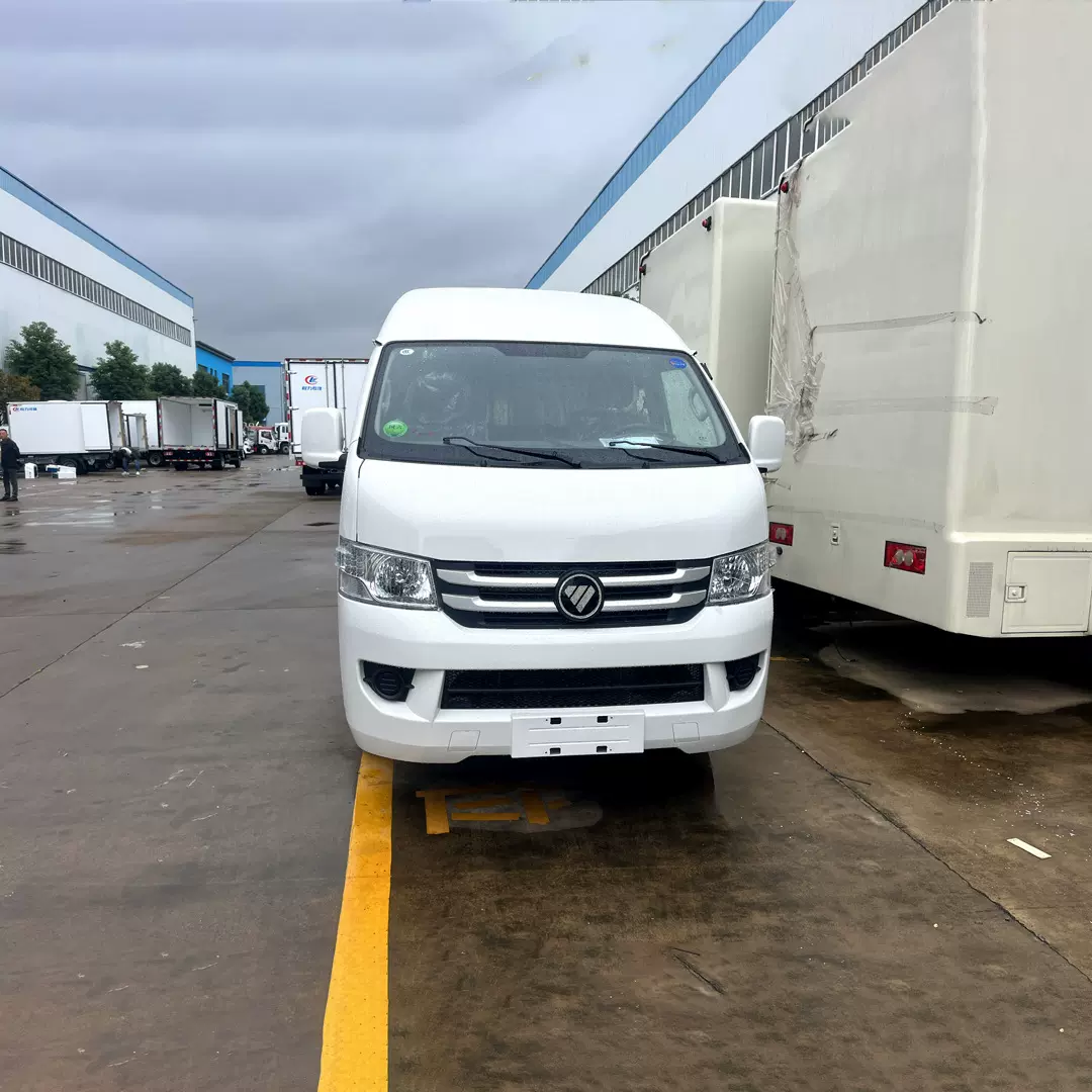 福田G7面包式冷藏车 医用药品冷链车 3吨果蔬冷饮配送保温车