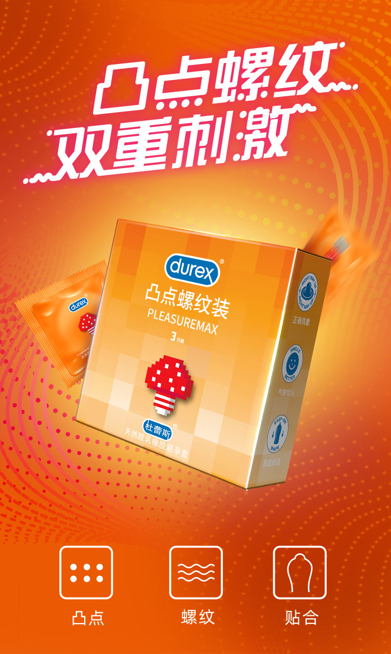 Durex Bold Love Ultra-Thin Latex Condoms with Hyaluronic Acid, Medium, 2-Pack — detail image 15