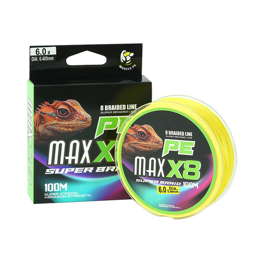 Fishing Tackle Wholesale 100m Big Game Fishing Line 8-Strand PE Line Casting Main Line Heavy Duty Braided Fishing Line