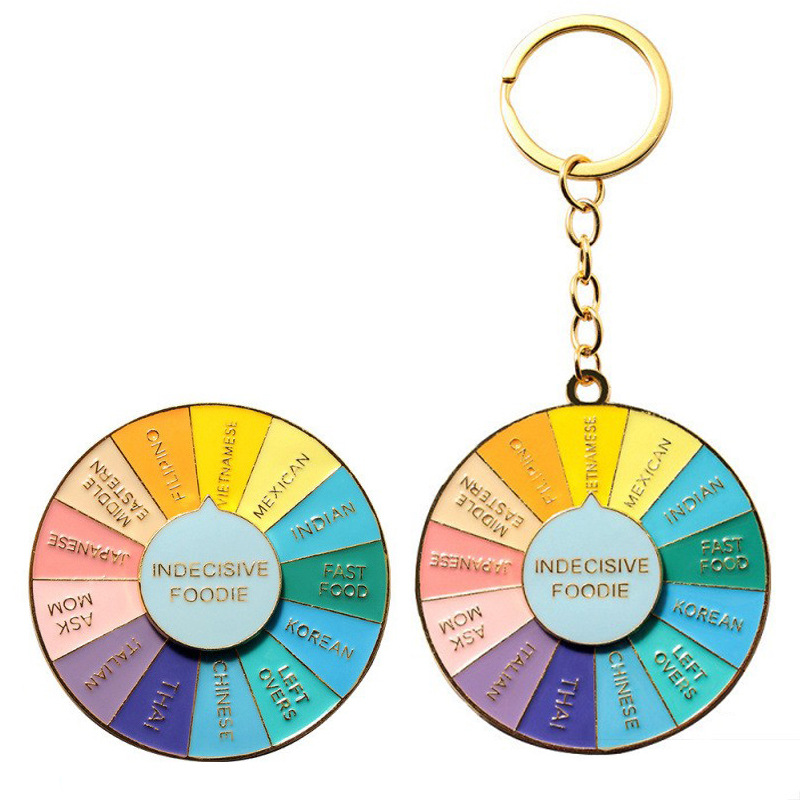 What to Eat in the Sun Compass? Feeling Expression Rotatable Badge Brooch My Social Energy Brooch