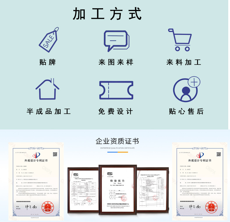3加工方式和企业资质