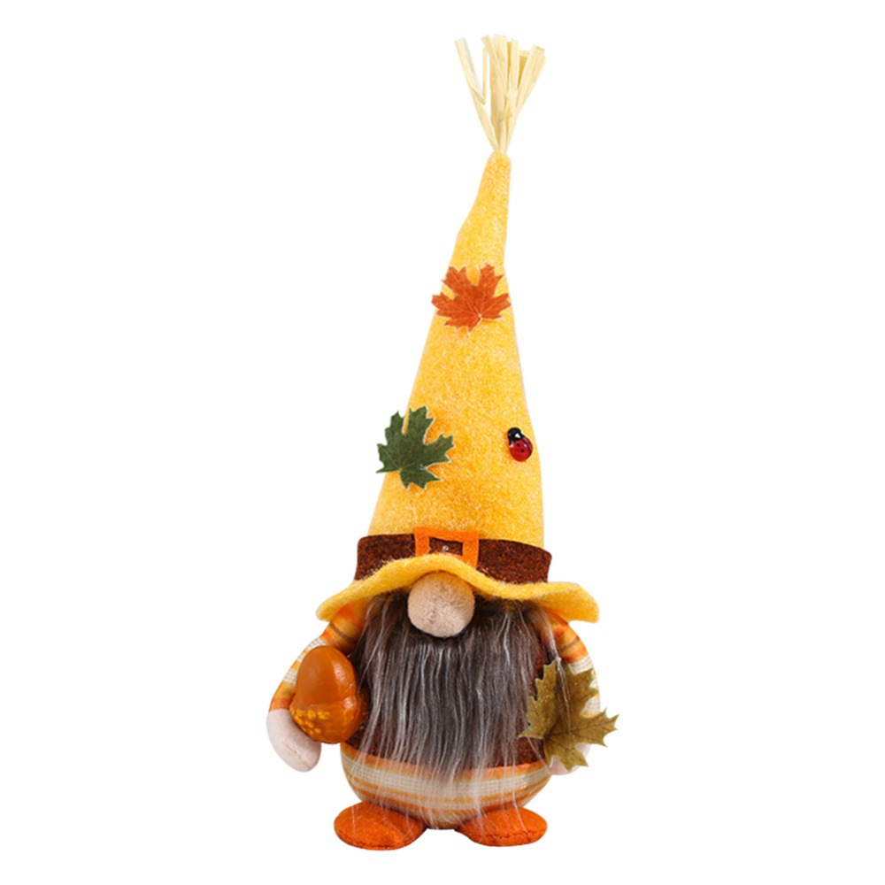 Festival de la cosecha enano muñeca sin cara otoño creativo Rudolph muñeca sin cara decoración de regalo