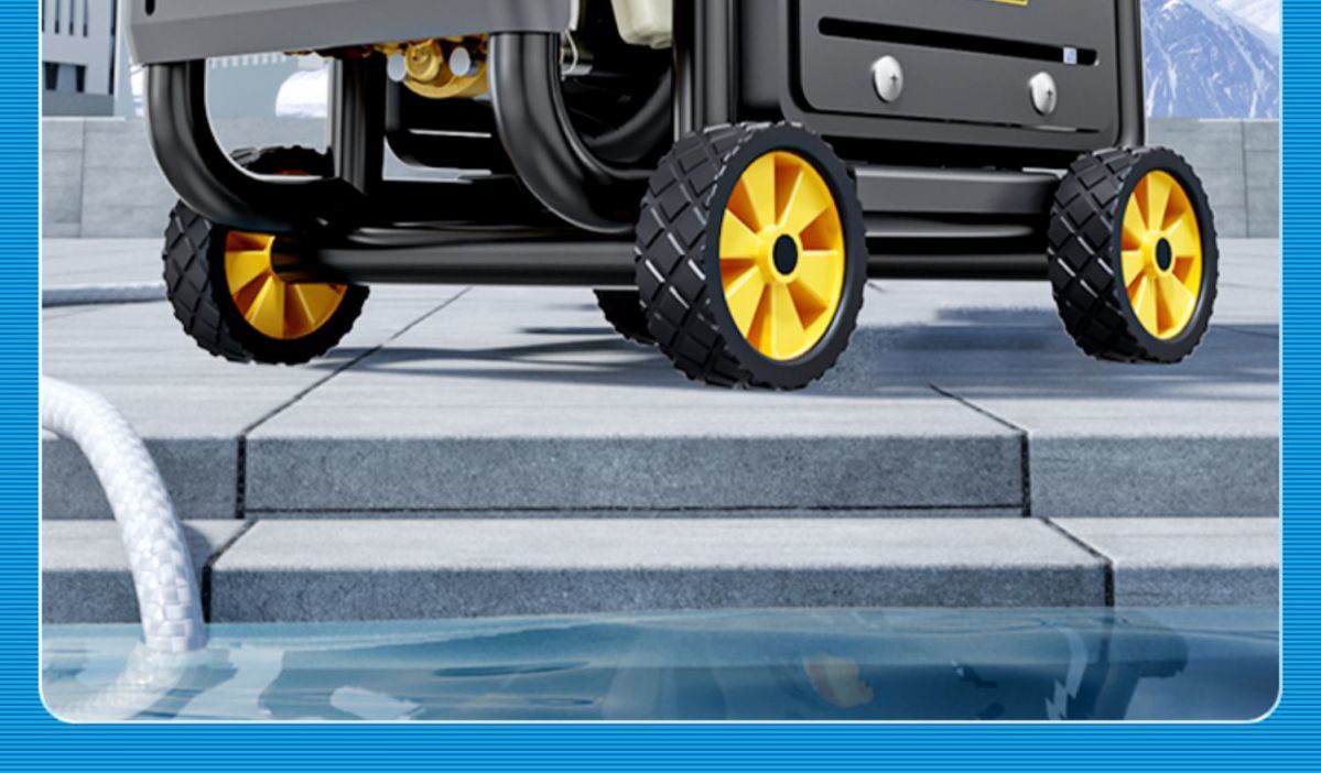 High-Pressure Car Washing Machine Tool, High-Pressure Water Pump for Home Use, 220V High-Power Car Washing Water Gun, Floor Cleaning Motor
