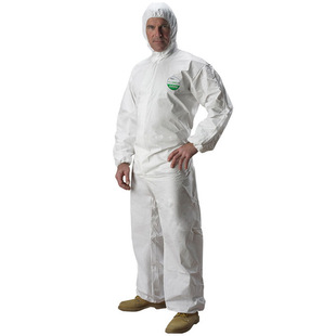 Lakeland AMN428E anti-chemical liquid splash spray paint anti-dust breathable hooded one-piece chemical protection suit