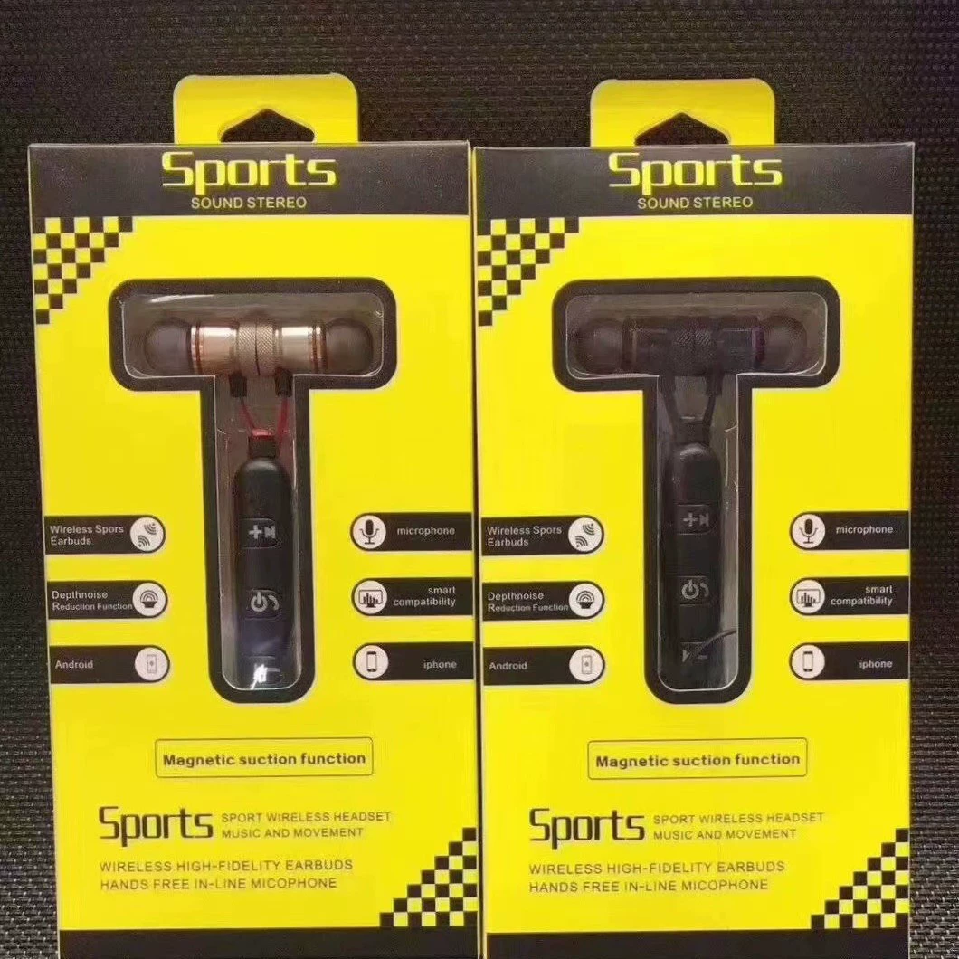 Трансграничная Внешняя торговля 001 Bluetooth-гарнитура Спортивная Магнитная Гарнитура-вкладыш M5 Bluetooth-гарнитура Спортивная гарнитура вставная на шее