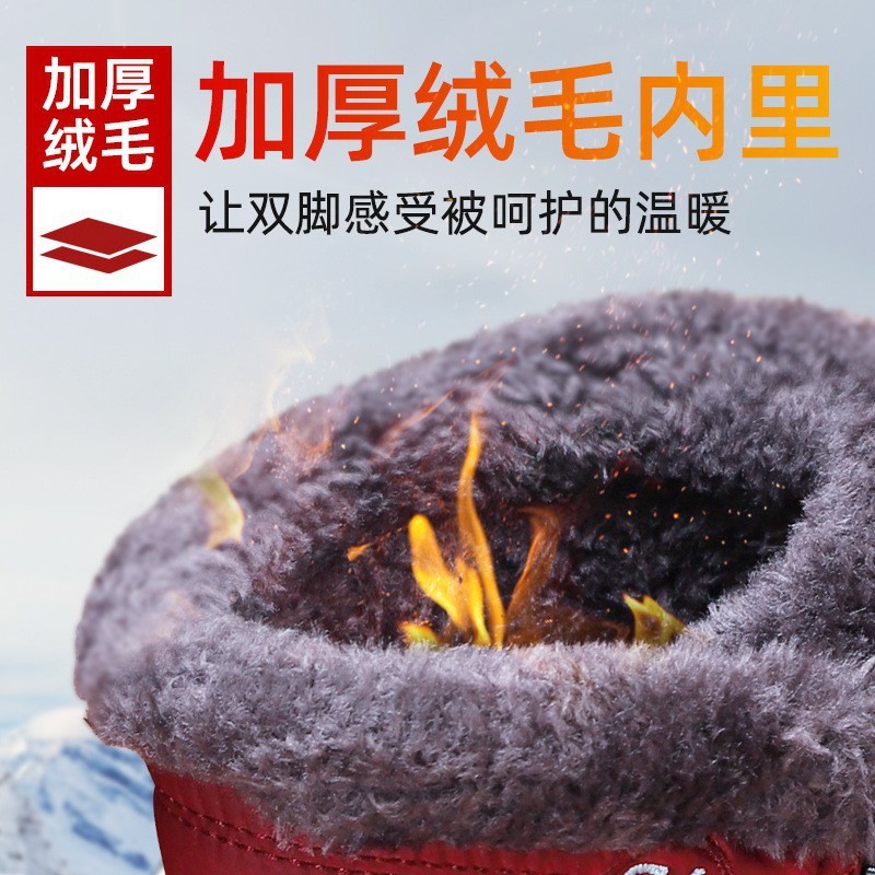 鞋子女跨境大码棉鞋TEMU代发雪地靴防寒保暖棉靴加绒加厚百搭女靴|undefined