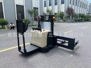 Electric reel stacker wide bracket stacker arm adjustable