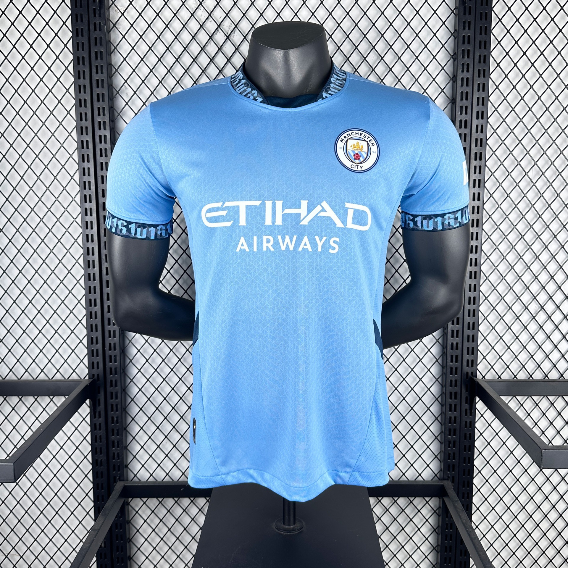 Puma x Manchester City 2024/25 Home Player Version Jersey Sky Blue