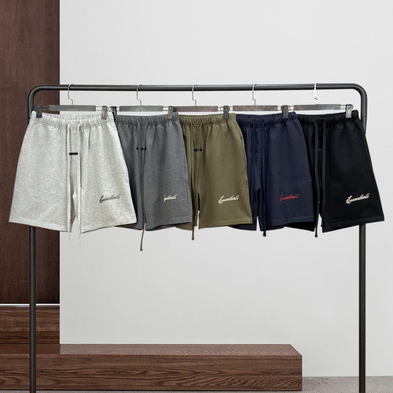 2026 Summer Shorts ESS Casual Non-Fleece Over-the-Knee Casual High Street FOG Sub-Line American Style Men's Pants 2026 Summer Shorts ESS Casual Non-Fleece Over-the-Knee Casual High Street FOG Sub-Line American Style Men's Pants