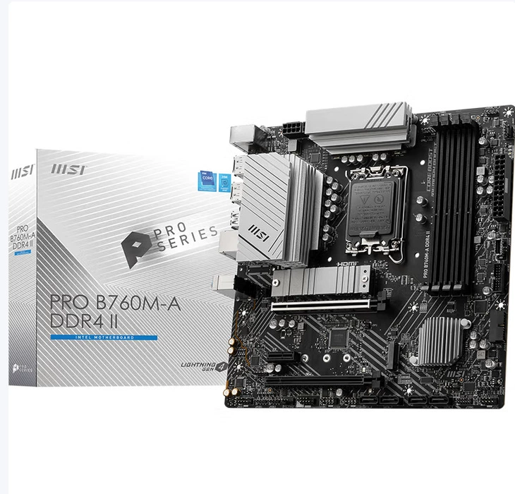 Подходит для материнской платы MSI PRO B760M-A DDR4 II для игрового компьютера, поддерживает ЦПУ