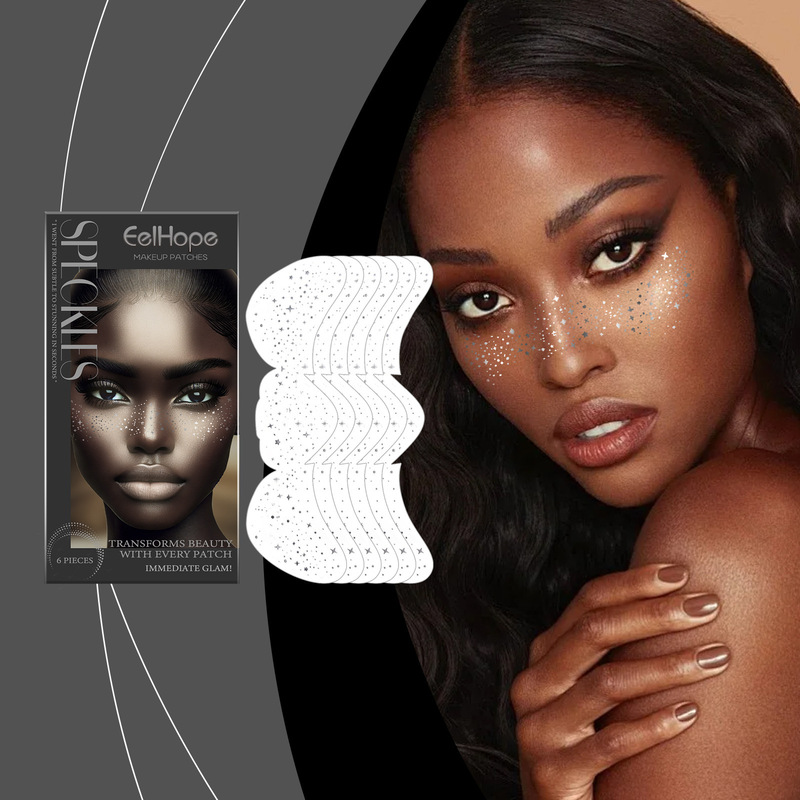 Eelhope Spot Makeup Sticker Glitter Spot Tattoo Sticker Easily Creates Freckles Makeup Contouring Makeup Sticker