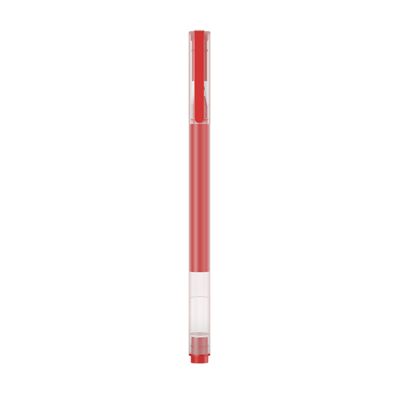 Una gran capacidad de escritura rápida y secada, bolígrafo negro, bolígrafo de agua de oficina, bolígrafo publicitario personalizado, bolígrafo rojo, revisión del logotipo image 7