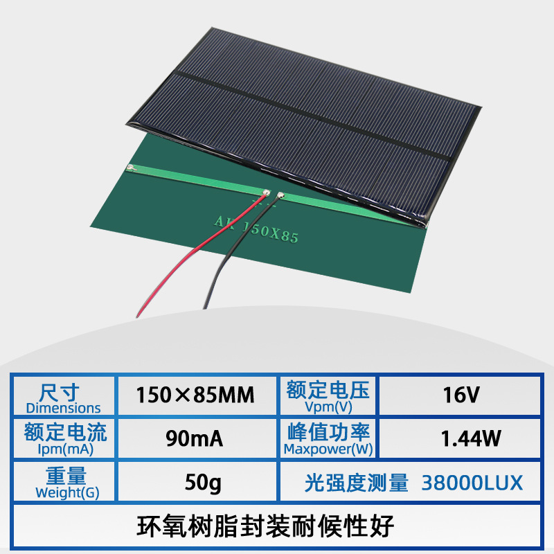 150<i></i>x85mm16V90mA