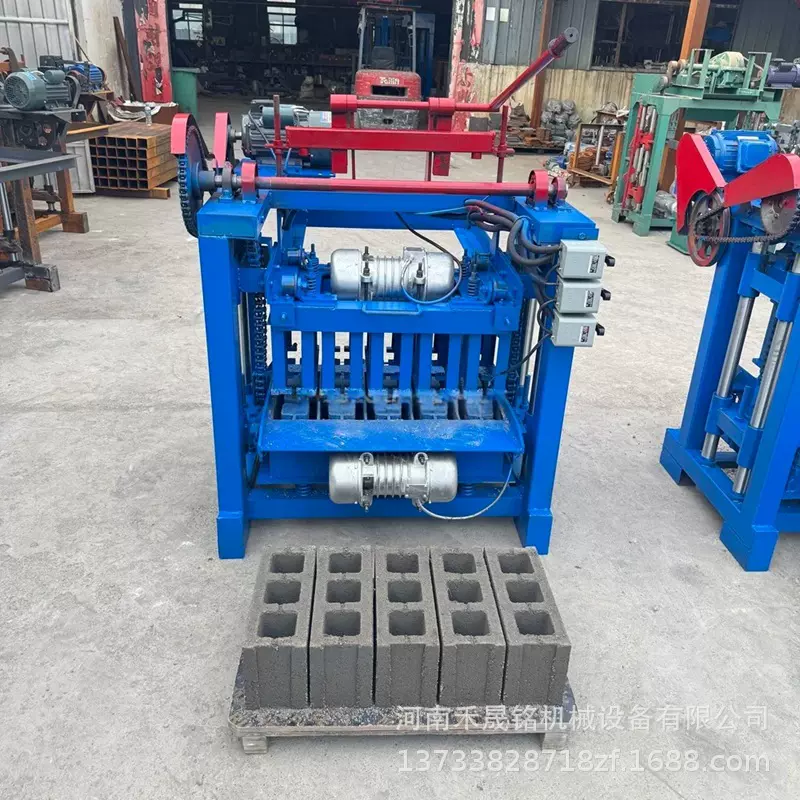 小型半自动压砖机4-35空心水泥制砖机械混凝土砌块成型机