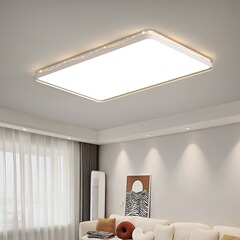 客廳吸頂燈2024年新款簡約現代大氣北歐臥室燈廣東中山智能燈具