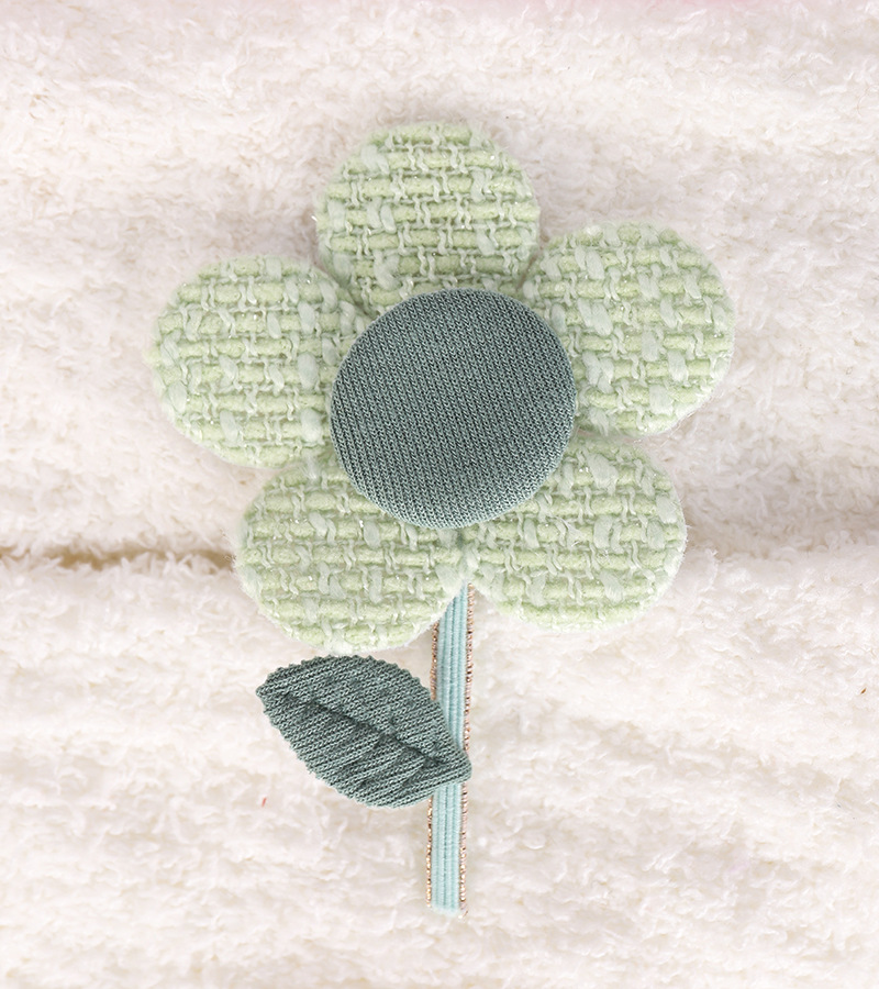 녹색 다섯 꽃잎 꽃