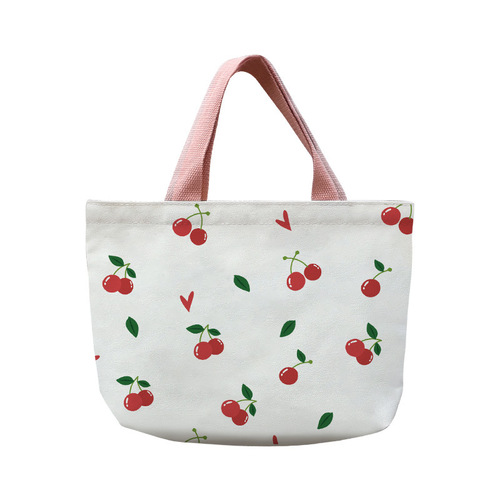 Wholesale Handbags Fashion Bags for Women Spring and Autumn Canvas Bags Lunch Box Bags Outing Bento Bags Shoulder Bags Dropshipping One Piece