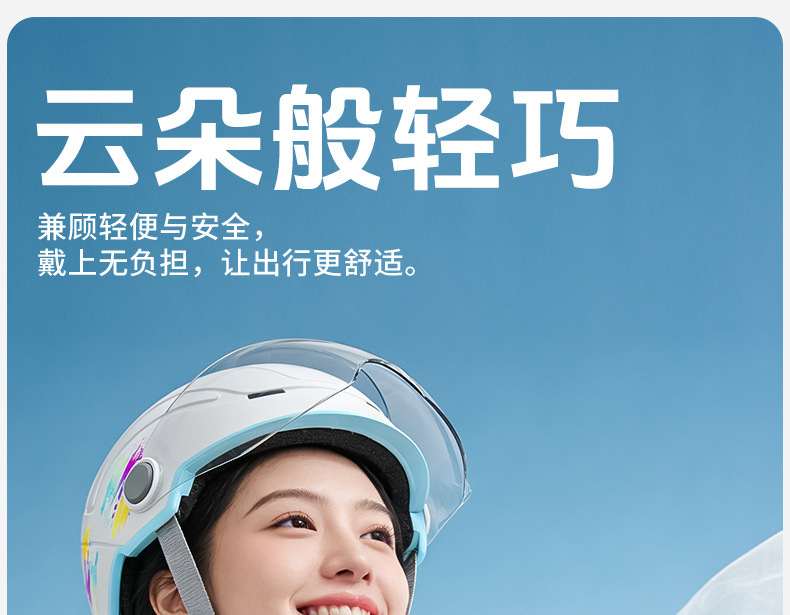 Ultra-light helmet, 3C certified, Class A, for electric vehicles and motorcycles, unisex, summer sun protection safety helmet
