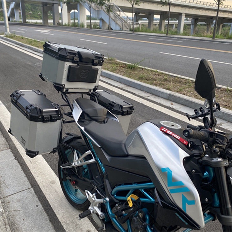 Motorsiklet üçün alüminium yan və arxa çanta dəsti