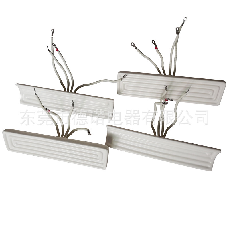 埋人式陶瓷发热砖带热电偶4线，真空吸塑机陶瓷加热板 发热瓦