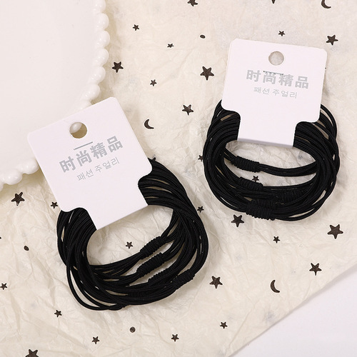 Little Bee Women's Hair Tie Large Gold Silver Bracelet Phone Coil Hair Tie Hair Tie One Yuan Two Yuan