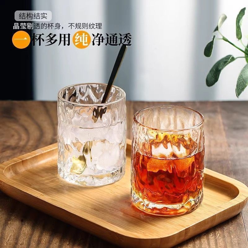 氷河ガラスセットカップ家庭用ウォーターカップケトルリビングルーム厚みのある耐熱飲料ビールカップおもてなしティーカップ|undefined