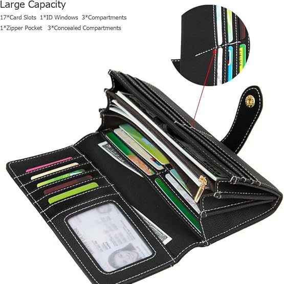 Suphiar personalizado comercio exterior transfronterizo larga billetera de damas Europa y América retro gran capacidad billetera de cambio multi-tarjeta