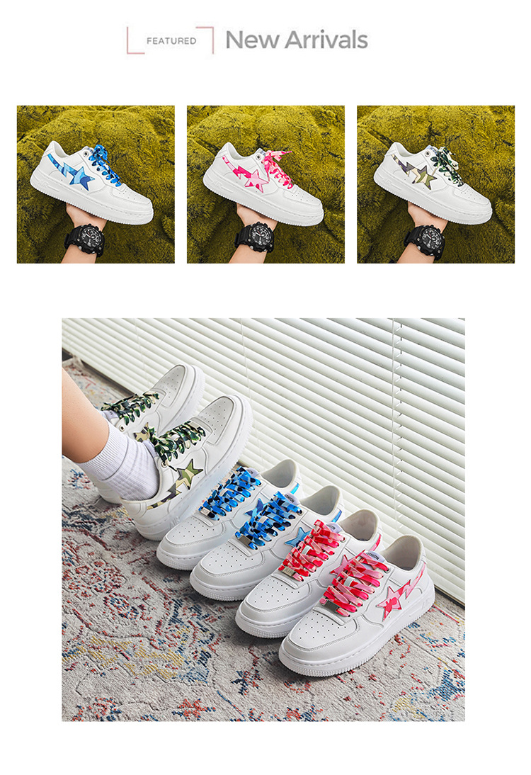 Herren Star Skateschuhe Modische Weiße Sneaker Für Den Alltag_voghion.com