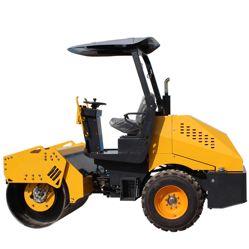 Shanling 3.5 toneladas de rodillo de acero único pequeño rodillo de 3 toneladas de rodillo vibratorio de conducción de asfalto para carretera de movimiento de tierra