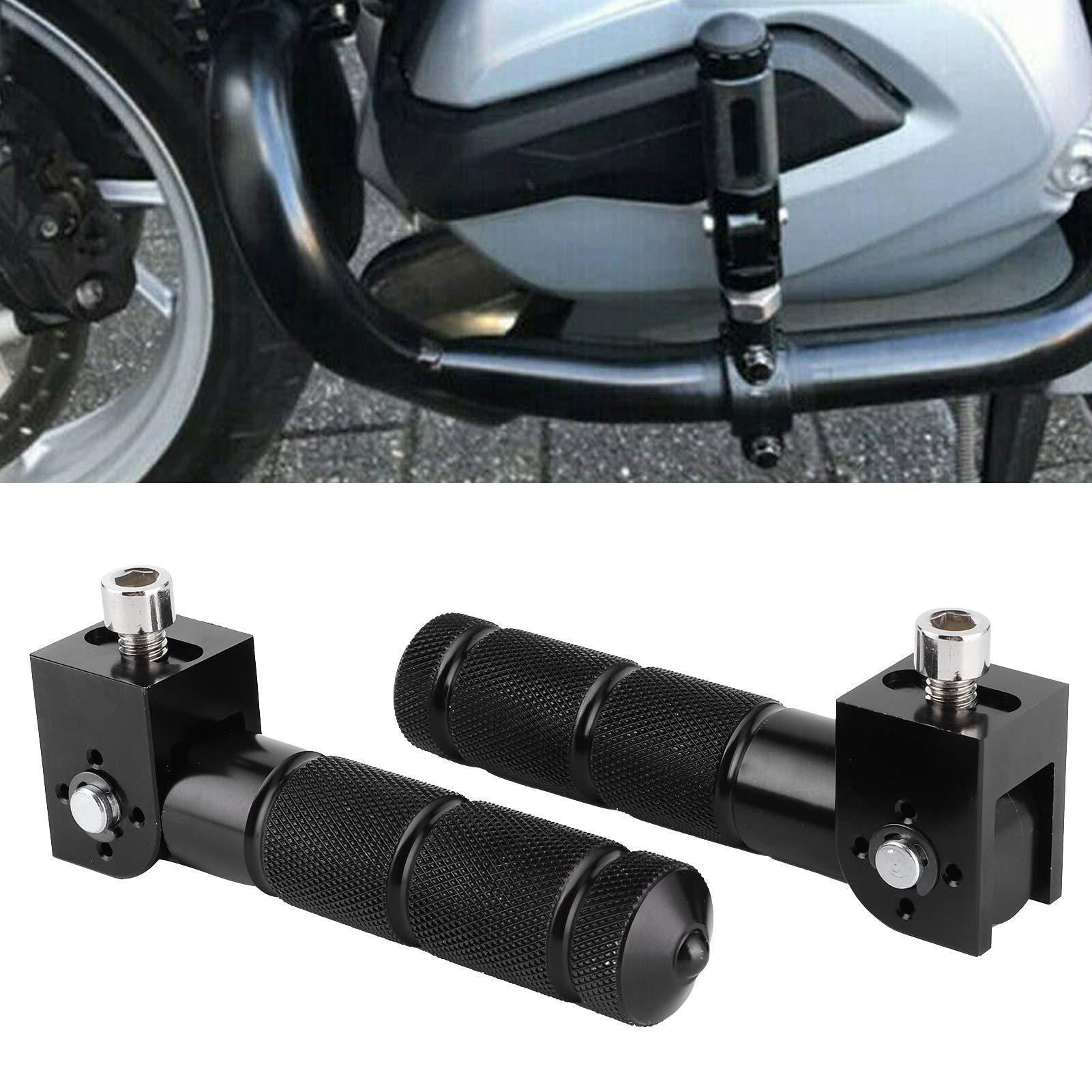 Cross-border exclusive supply of modified motorcycle, scooter, and electric vehicle accessories: aluminum alloy CNC mid-section folding footrests for front and rear