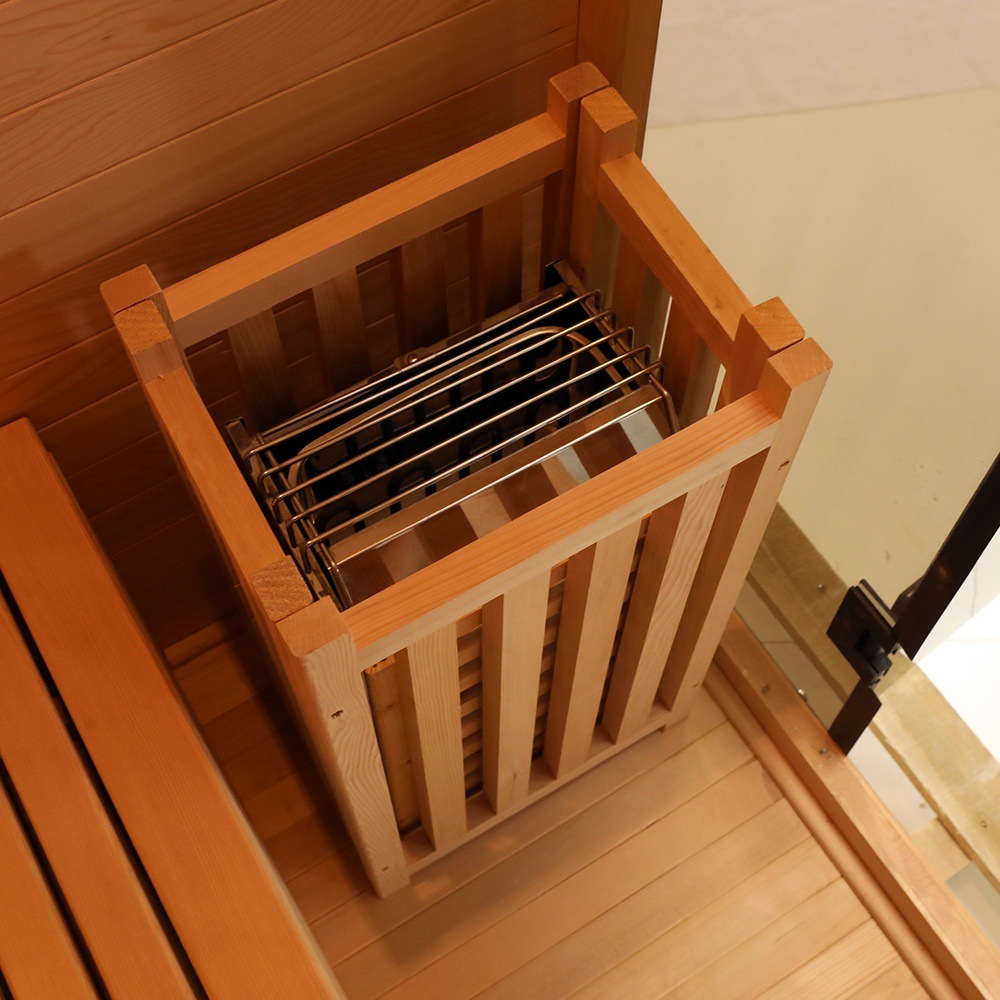 New arrival sauna dry family steam wood dry heat sauna for 1-4…
