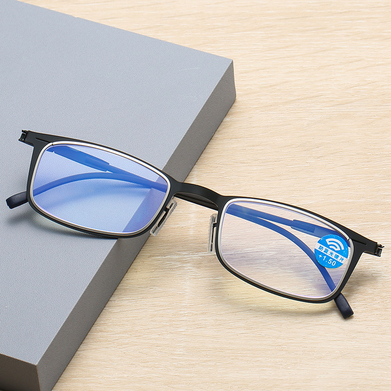New Wholesale ultra-thin anti-blue light reading glasses men's middle-aged and elderly presbyopic glasses are not easy to fatigue easy to carry reading glasses New Wholesale ultra-thin anti-blue light reading glasses men's middle-aged and elderly presbyopic glasses are not easy to fatigue easy to carry reading glasses